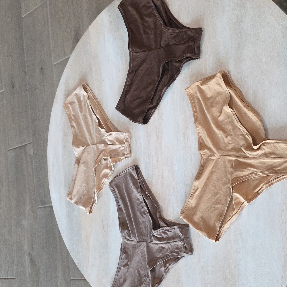 4pcs NWOT SKIMS FITS EVERYBODY HIPSTER/XL/ MICA, COCOA, UMBER, SIENNA - Picture 2 of 8